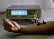 Laser Doppler bloodflow measurement